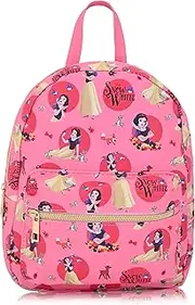 [Fast Forward] Disney Princess Snow White Backpack for Women, Men, Unisex | Cute PU Leather 10" Mini Princess Backpack Purse Shoulder Purse | Snow White Bag and Snow White Accessories, Snow White, Daypack Backpacks