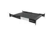 StarTech.com 2U 20 to 30in Adjustable Mounting Depth Vented Sliding Rack Mount Shelf - 50lbs / 22.7kg - 24in Deep - Increase per