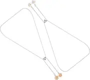 [Minkissy] 2Pcs Decorative Wireless Earphone Holder Chain Lightweight Lost Glasses Cord for Stylish Earphone Fixation for Everyday Use and Outdoor Activities