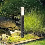 Outdoor Bollard Light Outdoor LED Path Lights 30/40/60/80cm Aluminium Anthracite Base Light, Modern Design Garden Lamp, IP65 Weatherproof, Garden Floor Lamp, 3
