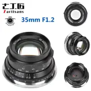7artisans 35mm F1.2 APS-C Manual Lens for Mirrorless M4/3 Mount epm1 epm2 E-PL1