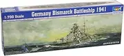 Trumpeter 1/700 Germany Battleship Bismarck 1941 Plastic Model Kit