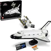 [LEGO] Icons NASA Space Shuttle Discovery 10283 Model Building Kit; Enjoy a Rewarding Building Project for Adults as You Create The Iconic Space Shuttle Discovery and Hubble Space Telescope