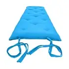 Twin Japanese Floor Rolling Mattress, Cotton Shiki Futon Mat 3 x39x80 Turquoise