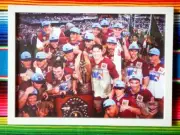 Framed 1996 MANLY SEA EAGLES NRL Premiers Poster - 84cm x 59.5cm x 3cm