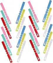 Abaodam 120pcs Plant Tags Durable Tree Hanging Labels with Adjustable Loops for Easy Identification and Reusable Plant Labeling Garden and Nursery Decor
