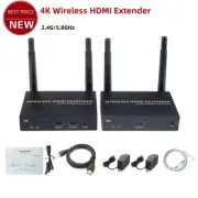 4K Wireless HDMI Extender Video Transmitter 2.4G/5.8GHz Dual Band Antenna 200m