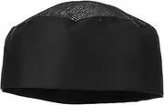 [Cabilock] Baker Hat Unisex Chef Hat Ladies Hats Hat for Men Black Bonnet for Men Cooking Hat Mesh Hats for Men Chef Hats for Kids Scrub Hat Mens Hats Fitted Mesh- Hat Aldult Miss Flat Cap