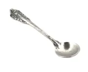 925 Sterling silver Mini Salt Spoon, Small spoon for baby /2.2 inch