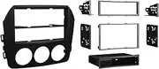 Metra 99-7519B Mazda Miata Installation Dash Kit for Single DIN or Double DIN/ISO Radios, Black