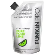 Funkin Pure Pour Lime | Natural Mixer for Cocktails, Drinks, Smoothies
