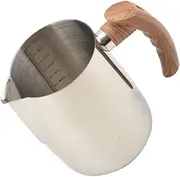 EPIGEIST 1Pc Stainless Steel Candle Melting Cup with Scale Durable DIY Candle Making Pot for Easy Wax Pouring for Handmade Candle Crafts and Projects