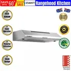 Devanti Fixed Range Hood Rangehood Stainless Steel 60cm 600mm Kitchen Canopy New