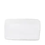 Vietri Melamine Lastra White Rectangular Platter