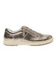 [Wide Steps] Normandy Leather in Pewter Leather
