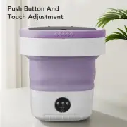 7.5L Mini Portable Bucket Washer Foldable Washing Machine With Soft Sp 8925 HG