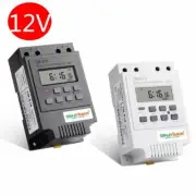 Digital Timer Switch Relay 30AMP DC 12V Control 17 ON/OFF 24hrs Programmable