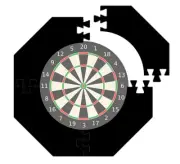 Backboard Octagonal Wall Protector Dartboard Surround DS 17.75-18 Standard Board