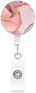 AIMALL 1-4X Retractable Nurse Badge Reel Clip Holder Students Doctor ID Card Holders, Extends up to 25.6", Compact 1.26" Diameter
