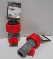 1 New RAINWAVE Plastic Shut Off Flow Control Garden Hose Adapters GHT RW-PS91