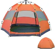 5-8 Person Camping Tent with Rain Fly Easy Setup Automatic Pop Up Waterproof Tent Lightweight Outdoor Tent for Backpacking, Hiking, or Beach Use by Outdoors