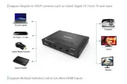 Mechanical 4 Port HDMI Switch Selector 1080p 4K HDCP Foxtel Apple TV and Devices