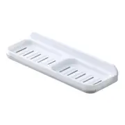 Dust-Proof Soap Holder for Shower Wall, Adhesive Wall-Mounted Bar Soap Dish