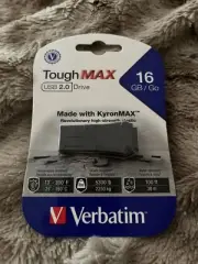 New Verbatim 16GB ToughMAX USB 2.0 Flash Drive 70000 Water-Resistant