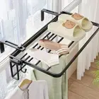 Clothes Drying Rack Railings Windowsill for Dormitory Poolsides Mudroom