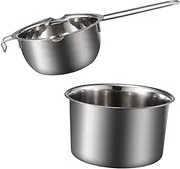 GLEAVI Candy Melting Pot Double Boiler Boiling Water Pot 201 Material Easy to Clean