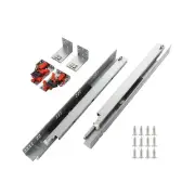 6 Pairs of 15 Inch Soft Close Undermount Drawer Slides Full Extension Conceal...