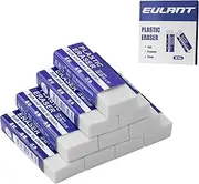 EULANT Pencil Erasers 10 Pieces, White 2B Rubbers Erasers for Schools Office Kids Adults, Soft Art Erasers for Writing Drawing Student Teachers …