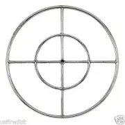 18" Stainless Steel Fire Ring -- Free Shipping! Fire Pit Burner