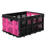 Foldable Portable Storage Container 60L Lightweight Stackable Utility Crate