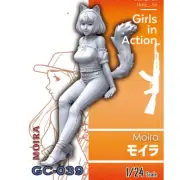 1/24 Resin Fox Girl Lady Unassembled Unpainted 027