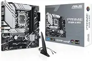 ASUS Prime B760M-A WiFi Motherboard Intel B760, LGA 1700, mATX, DDR5, PCIe 5.0, 2 M.2 Slots, WiFi 6E, USB 3.2 Gen 2, Type-C, Black