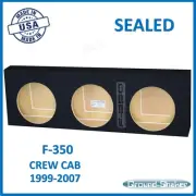 Triple Sealed Sub Box 1999 - 2007 Ford F350 Crew Cab Subwoofer Enclosure