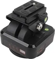 Remote Control Pan Tilt Head with AB Point Return, 2.4G Wireless Motorized Tripod Head, 360 Degree Rotation for Various Modes, Includes Phone Clamp/Holder, for Indoor and Outdoor Use