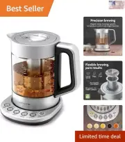 Connoisseur Brewing Glass Kettle with Tea Infuser - Temperature Control - 1.5L