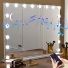 Bluetooth Makeup Mirror 80x60cm Hollywood Vanity With LED Light Music Speaker