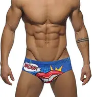[UXH] New Men's Tigh Swimming Briefs whiteTrunks Swimwear Swimsuit Water Repellent Man Beach Short Men Swim Suit