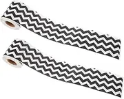 SOPOTUTU 2 Rolls Decorative Border Trim Paper for Bulletin Boards and Classrooms Multi Use Blackboard Borders with Delicate Patterns