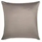 22" x 22" Throw Pillow Cozy Soft Microbead Stone Grey: 1 Pc