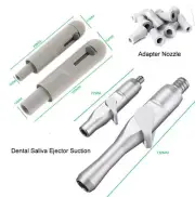 Dental Universal Saliva Ejector Suction Values Weak Strong Tip SE HVE Adaptor