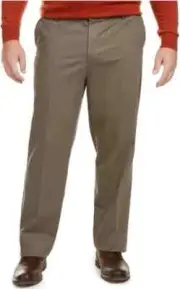 Dockers Men's Comfort Classic Fit Khaki Stretch Pants Cotton Blend 46 X 30 NWT