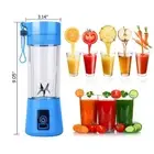 Rechargeable 4 / 6 Blades Portable Electric USB Juicer Bottle Blender Smoothies