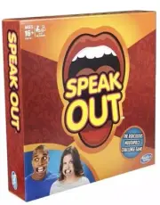 Speak Out Board Game Family Ridiculous Mouthpiece Challenge Hasbro Party Game