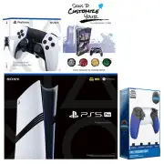 Sony PS5 Pro + EDGE Controller, Trigger Kit, MightySkins Code, 2 Year Warranty