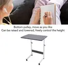 AU (31.5x15.7in Black)Sofa Bed Side Table Mobile Laptop Computer Desk Cart Over