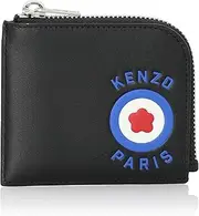 [Kenzo] Coin Purse FD65PM723L4499 Men's Black Mini Wallet, Black, S
